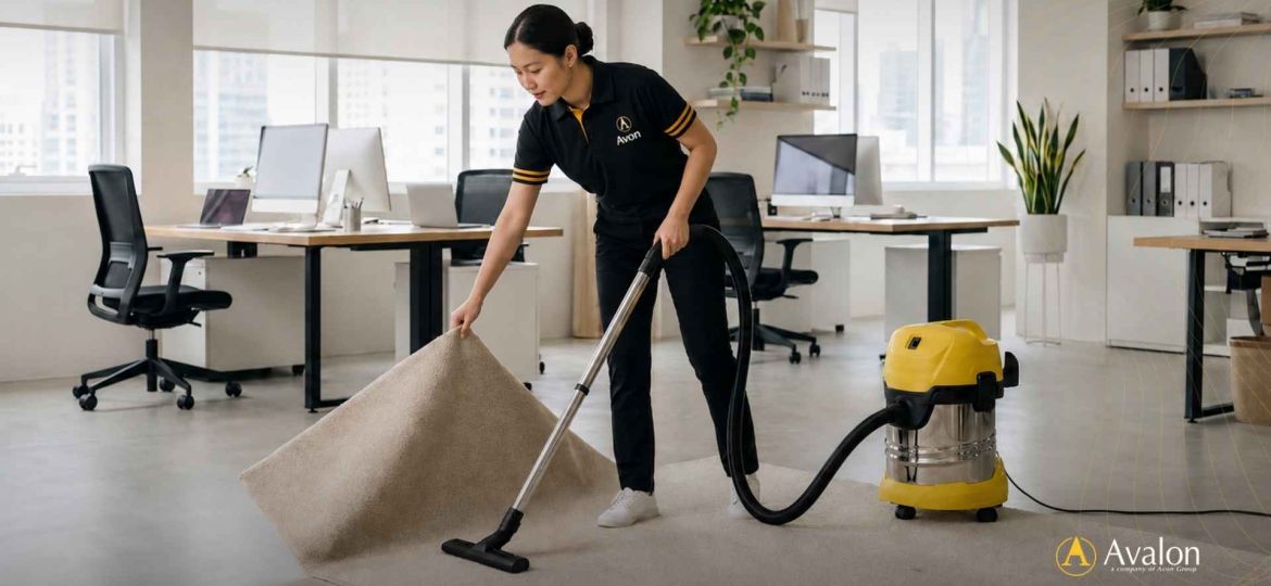 how often should office carpets be cleaned